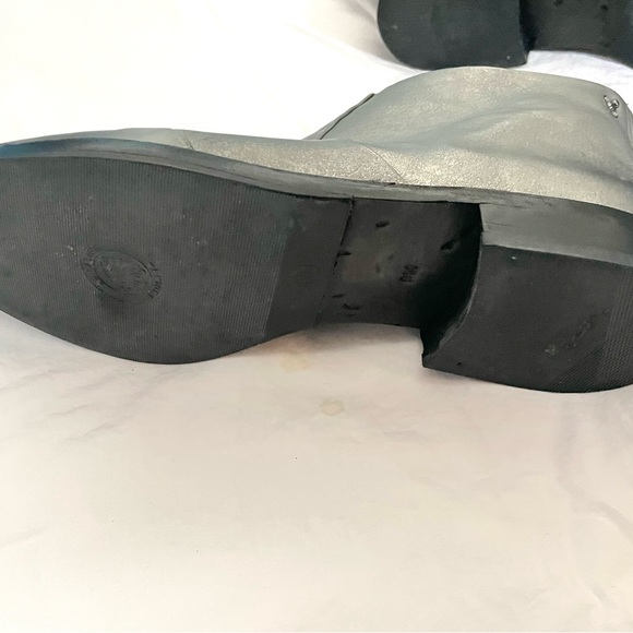 Metallic Silver Kenneth Cole Ankle Boots - Picture 8 of 10